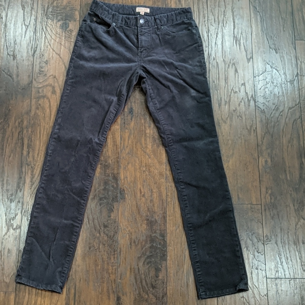 Cape Juby grey men's corduroy pants, sz 30x34